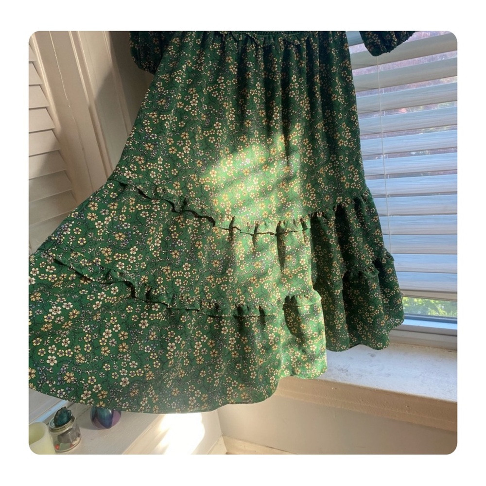 ★ NWT Max Studio V-Neck Empire Waist Dress - Green ★ - Picture 14 of 17